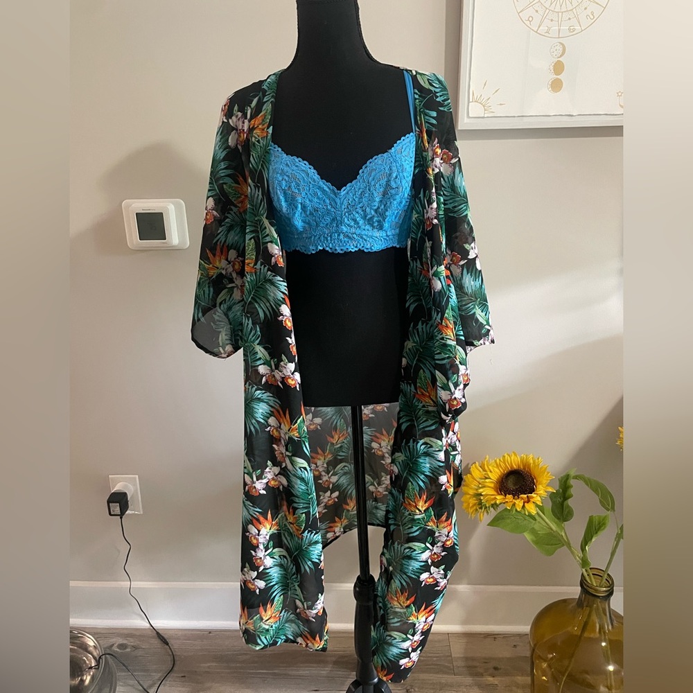 BOOHOO kimono size 16 with matching headband
